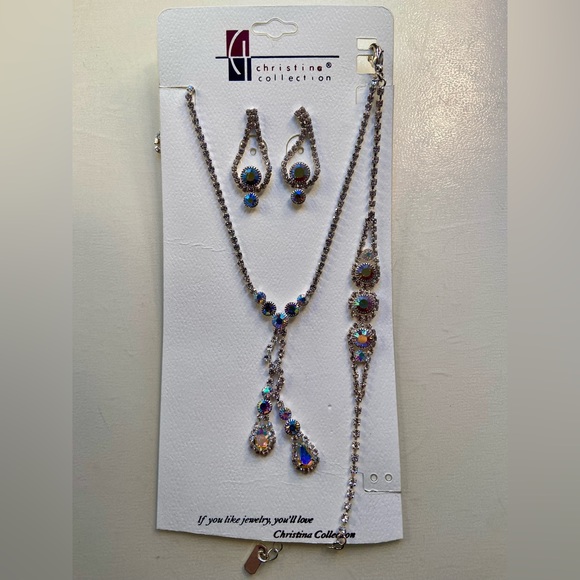 Christina Collection Iridescent Jewelry Set - Picture 4 of 5